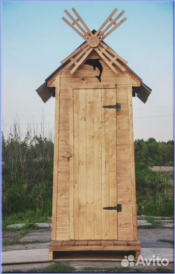 Уличный туалет домик с установкой азх 733