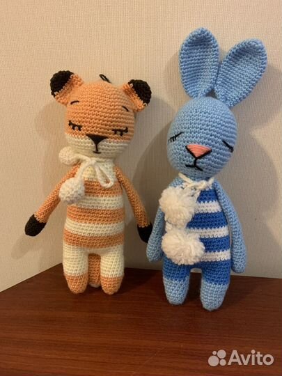 Мишка,лиса,зайка-игрушки-сплюшки