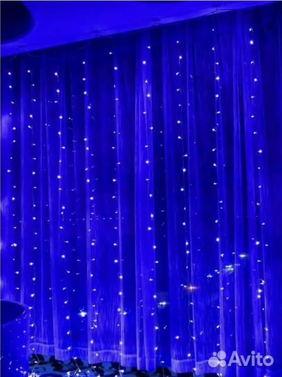 Гирлянда-штора новогодняя