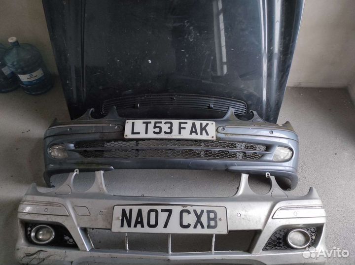 Передний бампер на mercedes 211 рестайлинг