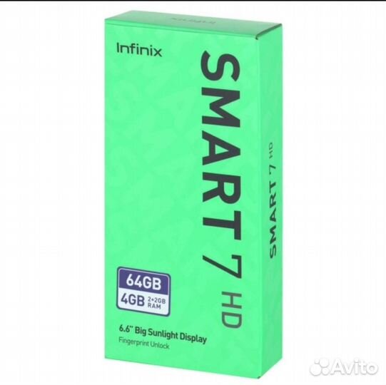 Infinix Smart 7 HD, 2/64 ГБ