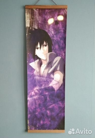 Постер тканевый на стену Аниме наруто