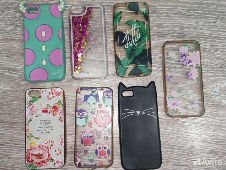 Чехлы на iPhone 5s (7 шт)
