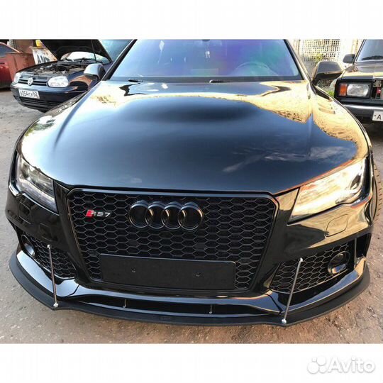 Сплиттер бампера Audi A7 RS7