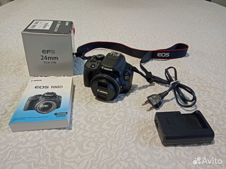 Canon EOS100D + объектив Canon EFS 24mm f/2.8 STM