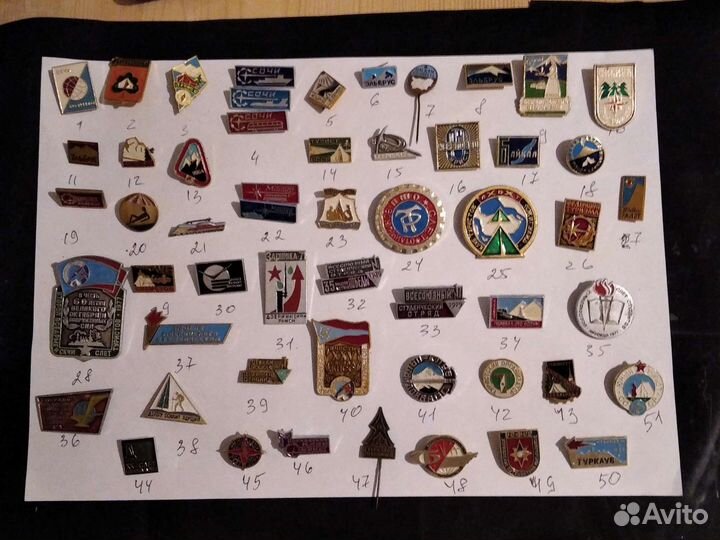 Значки СССР туризм продолжение тяжелые