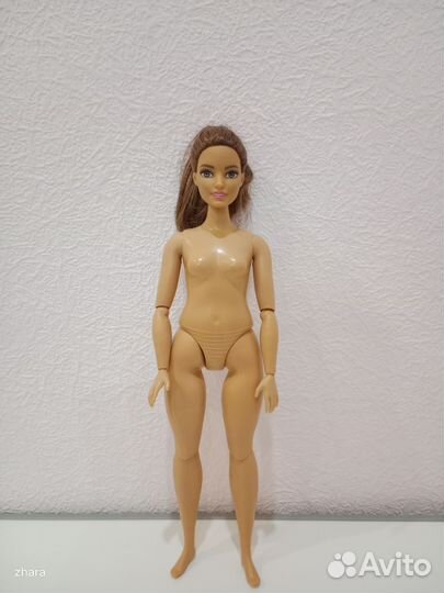 Тело пышное Барби Экстра 4 голубые волосы