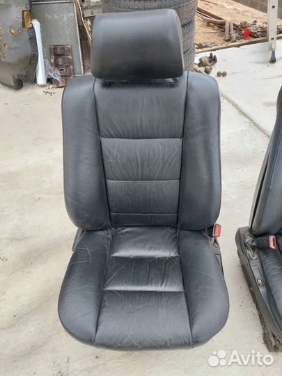 Салон бмв е34 черная кожа