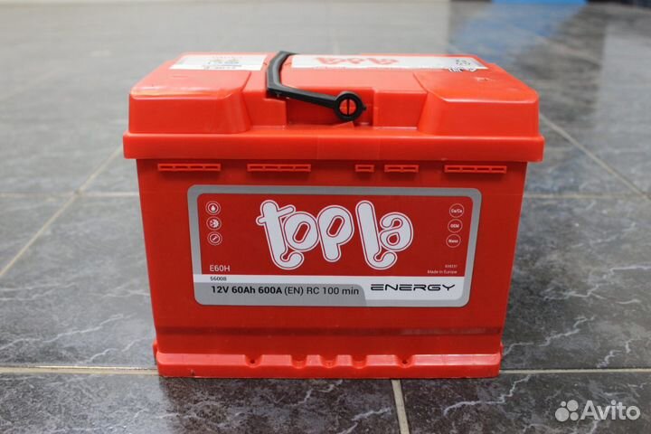 Аккумулятор topla Energy 60А/ч. Европа