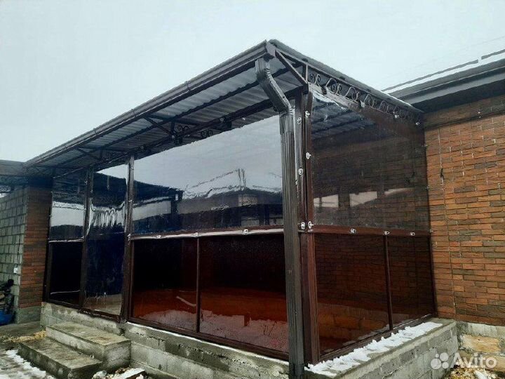 Мягкие окна для террасы