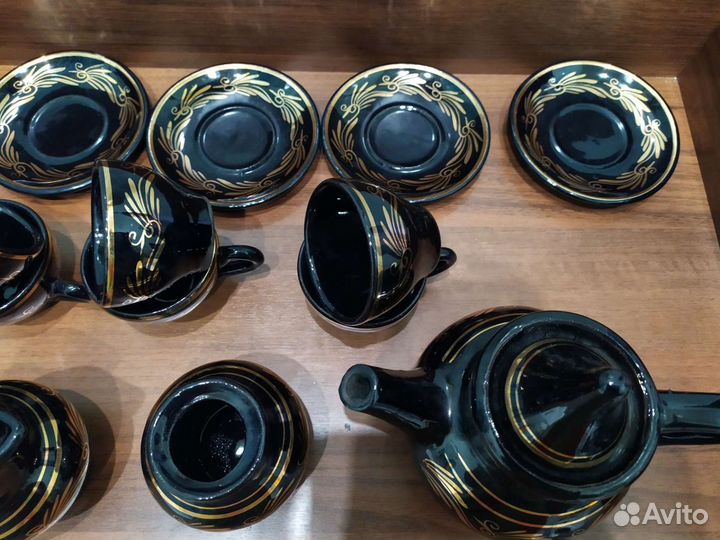 Винтаж: Кофейный сервиз. Болгария. Сервиз чайный