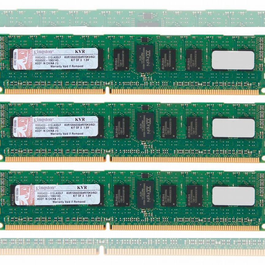 [KVR1066D3S4R7SK3/6GI] Оперативная Память Kingston Kvr1066d3s4r7sk3/6gi