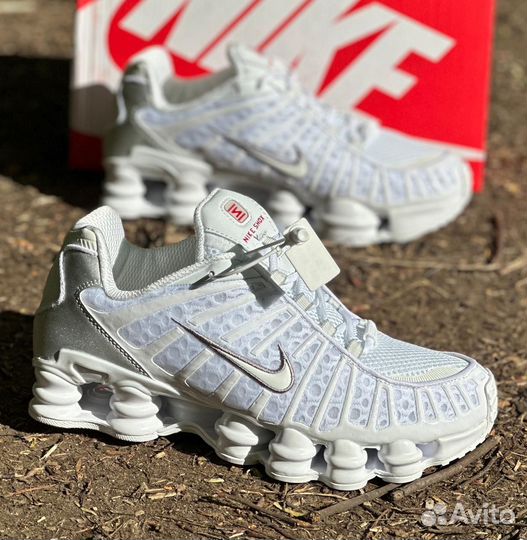 Кроссовки Nike shox tn White