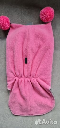 Шапка шлем для девочки зима