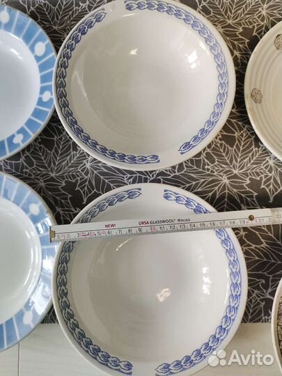 Тарелки,соусник, миски СССР, ложки