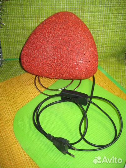 Ретро светильник-ночник из прошлого-Красное сердце