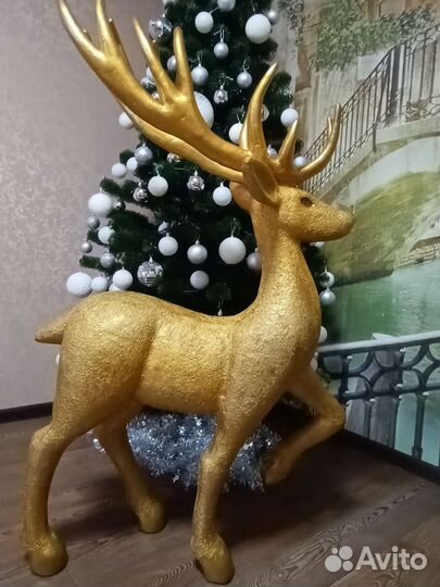 Новогодний decor олень