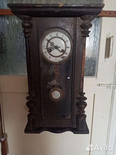 Часы настенные старинные немецкие