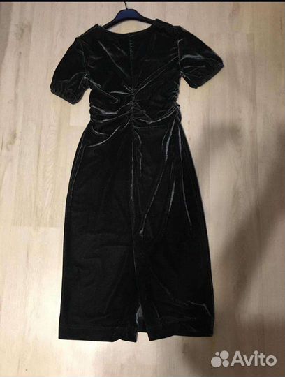 Платье велюровое