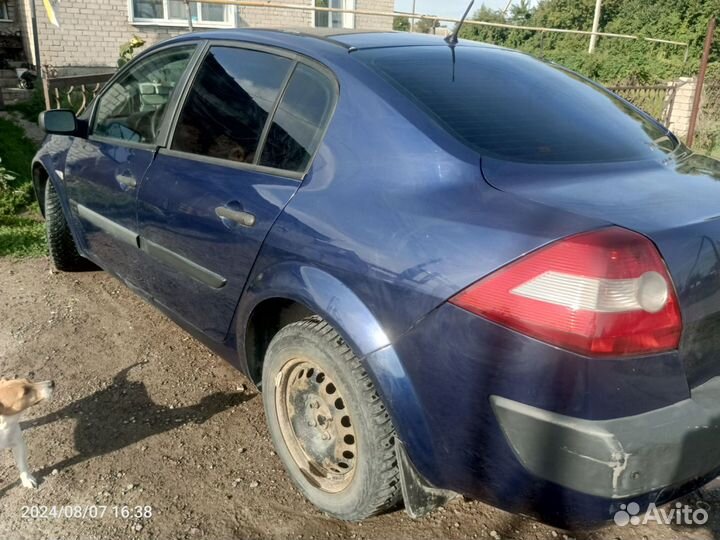 Renault Megane 1.4 МТ, 2005, 200 000 км