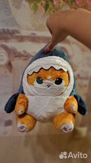 Мягкая игрушка кот акула