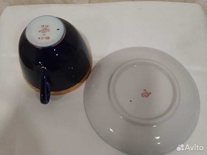 Фарфоровая чайная пара лфз