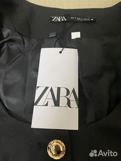 Пиджак женский черный Zara новый