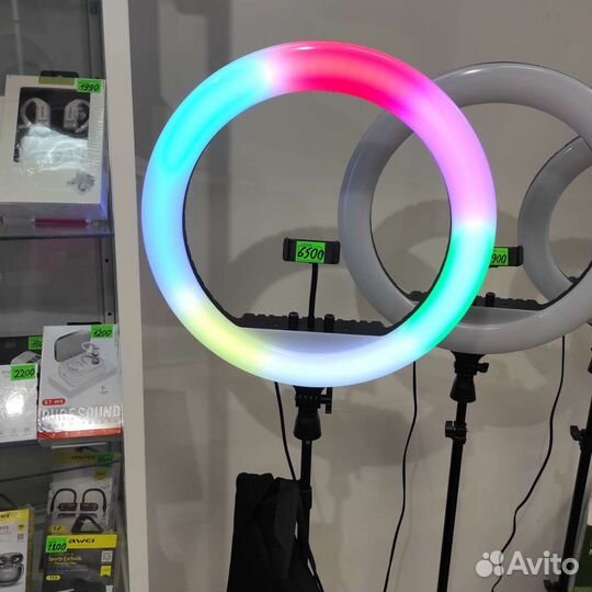 Кольцевая лампа RL-18 RGB