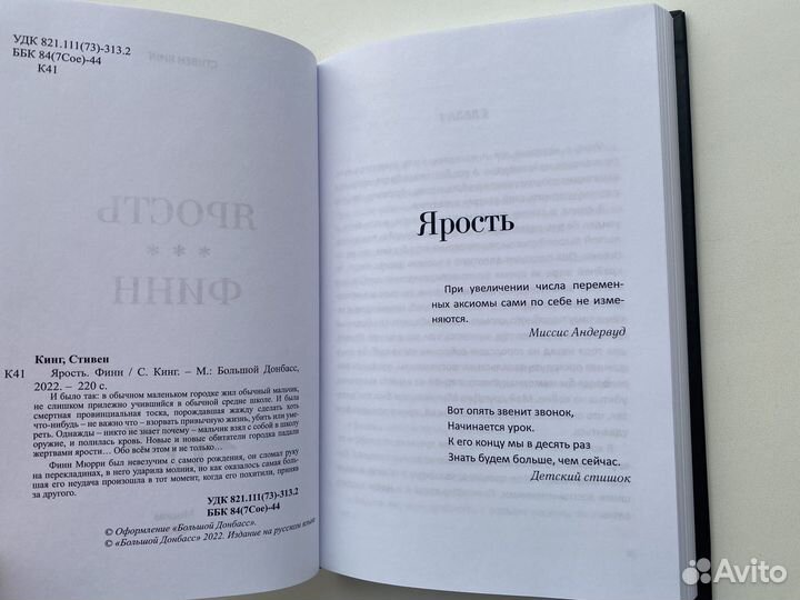 Стивен Кинг Ярость