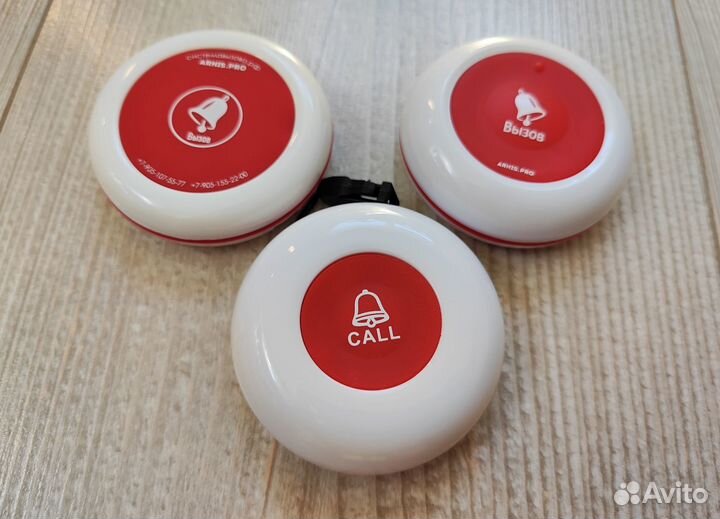 Кнопка вызова персонала и часы для салонов красоты