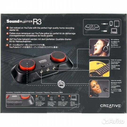 Комплект для звукозаписи sound blaster R3
