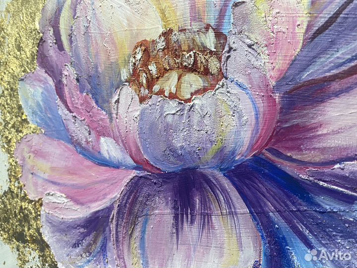 Картина интерьерная пион