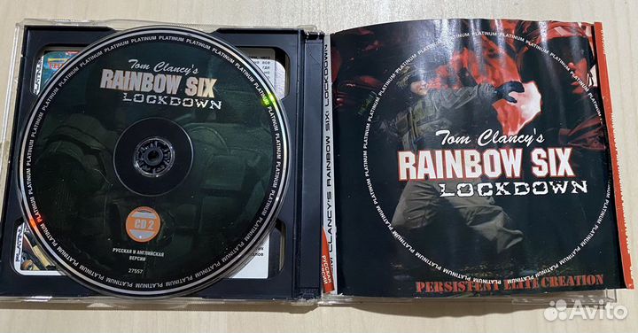 PC 2CD TOM clancy rainbow SIX lockdown platinu