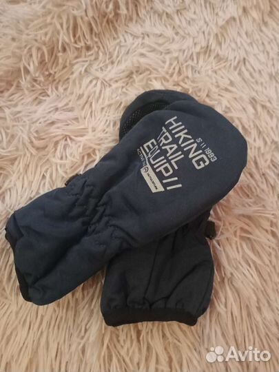 Варежки краги детские на 2 года