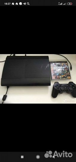 Игровая приставка ps3 super slim прошитая