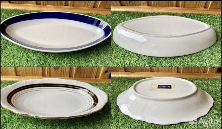 Фарфор СССР Тарелки Салатники Дулево Англия Польша