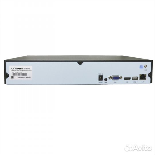 Сетевой IP видеорегистратор 32 канала, 2 HDD, 8мп