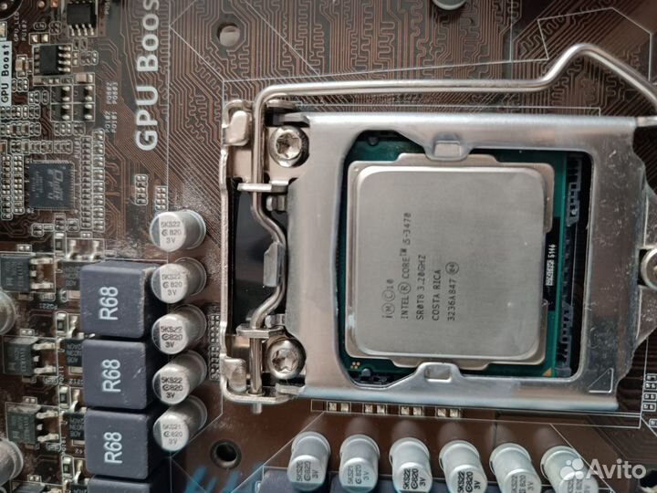 Процессор Intel core i5 3470 с куллером