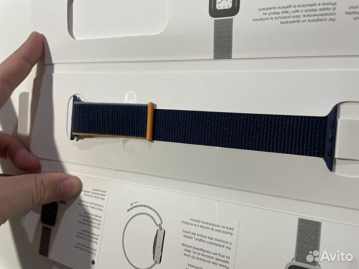 Ремешок Apple Watch 44mm Deep Navy Sport Loop