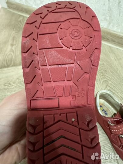 Ботинки демисезонные для девочки 25 размер