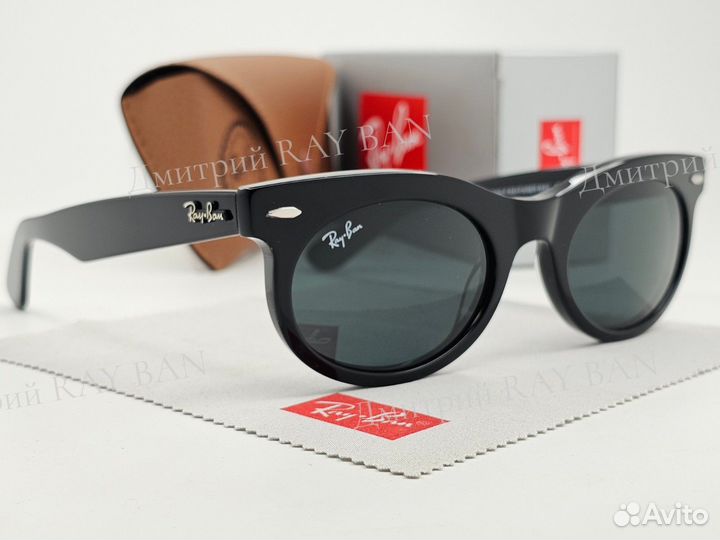 Очки Ray Ban 2242 Wayfarer Way Oval Black Стекло