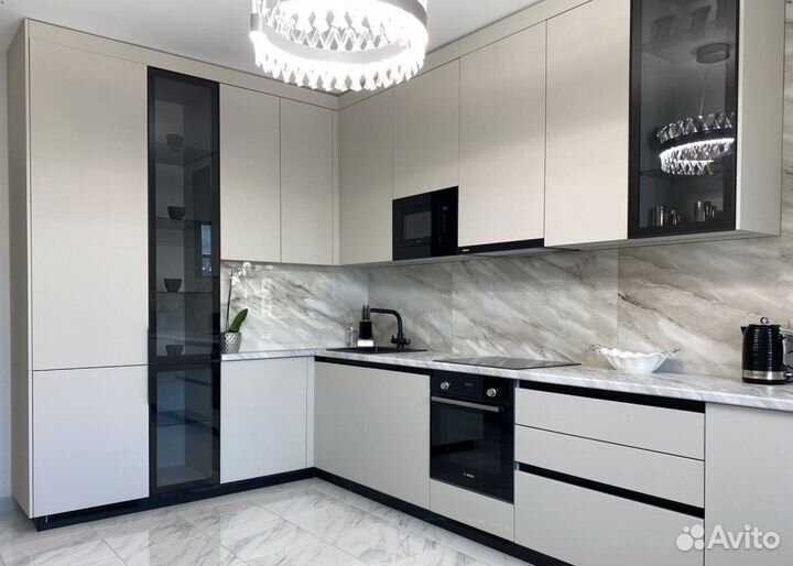 Кухня Коффейный Минимализм по индивидуальному зака