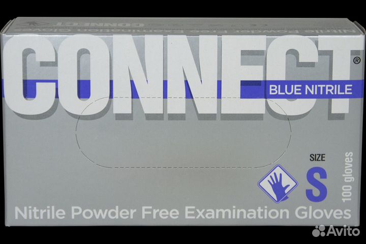 Перчатки одноразовые нитриловые Connect