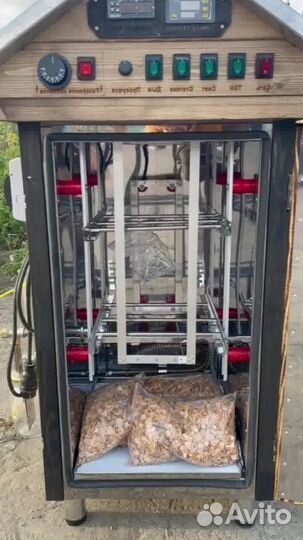 Электростатическая коптильня для горячего копчения