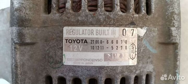 Генератор Toyota Land Cruiser 80 2706066070