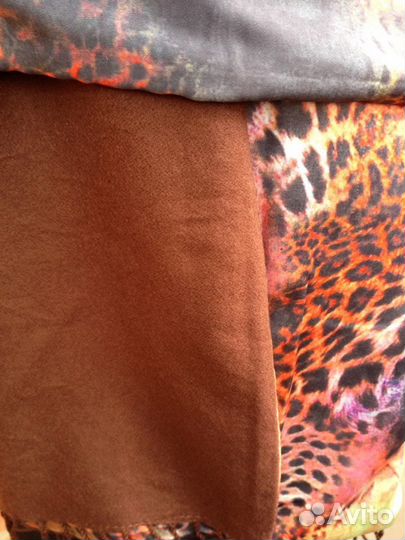 Палантин женский теплый, двухсторонний. Подарок на