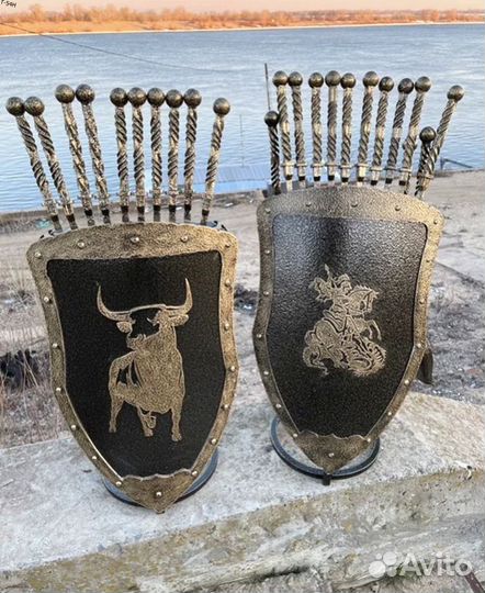 Щит подарочный/ подставка под шампуры