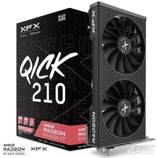 Видеокарта XFX Radeon RX 6500 XT qick 210 4G
