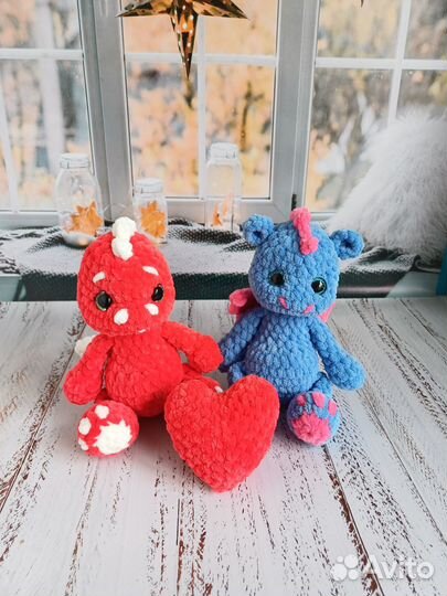 Игрушка Дракон вязаная