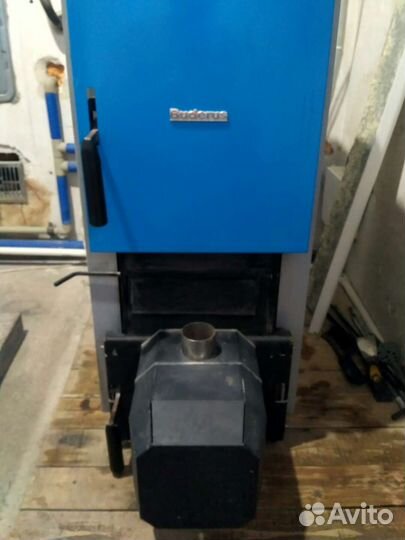 Твердотопливный котел с пеллетной горелкой